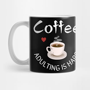 fathers day, Coffee: My adulting life support, gift for him, gift for dad, Mug